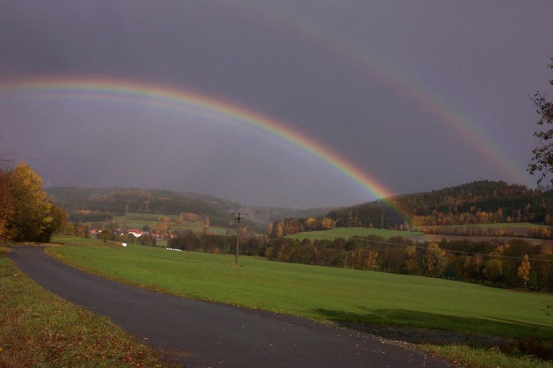 Regenbogen in Franken
