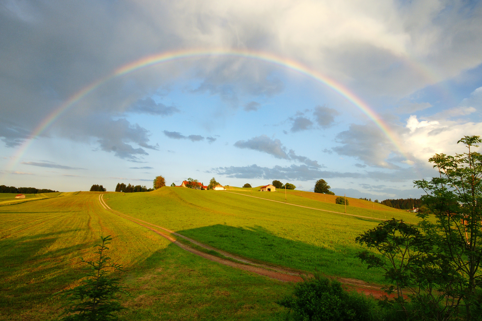 Regenbogen in Görisried (Allgäu)