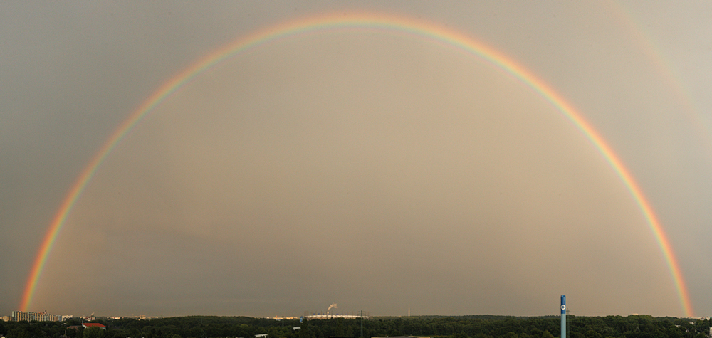 Regenbogen in Hamburg