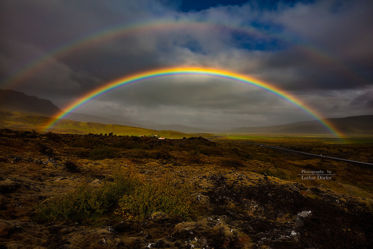 Regenbogen in Island