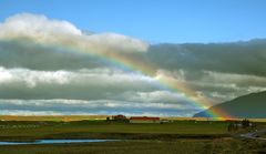 Regenbogen in Island