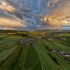 Regenbogen in Lengnau (Schweiz)