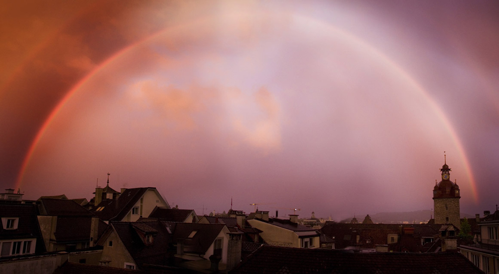 Regenbogen in Luzern