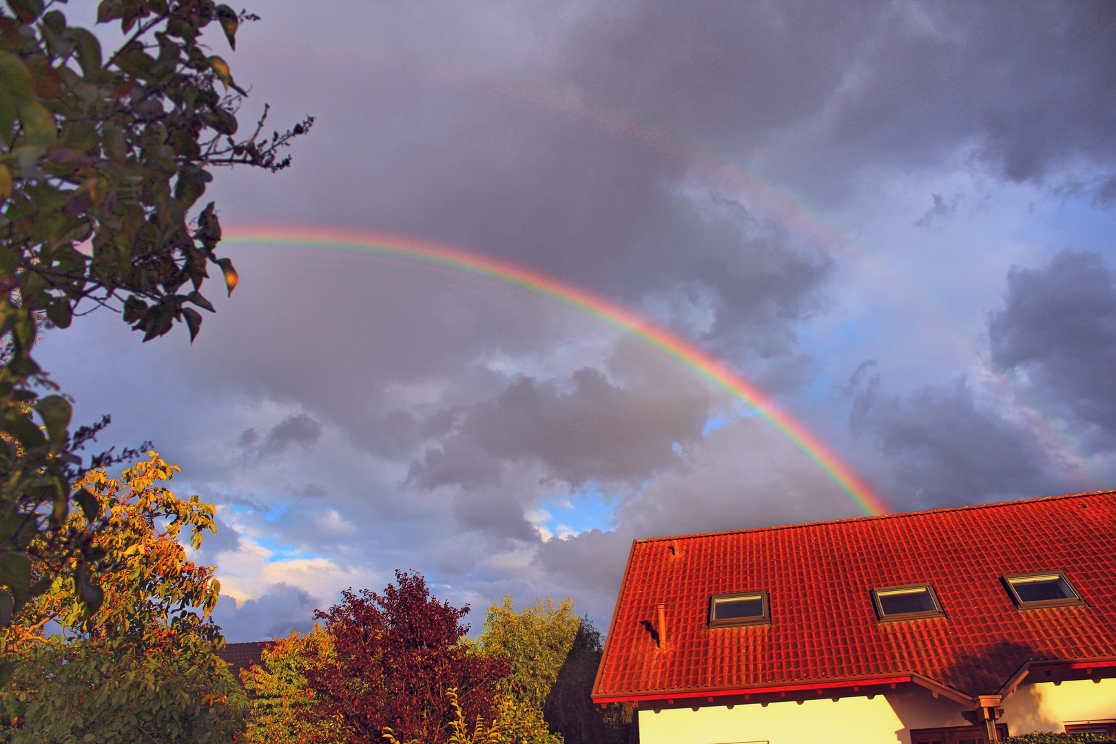 Regenbogen in Mahlow bei Berlin