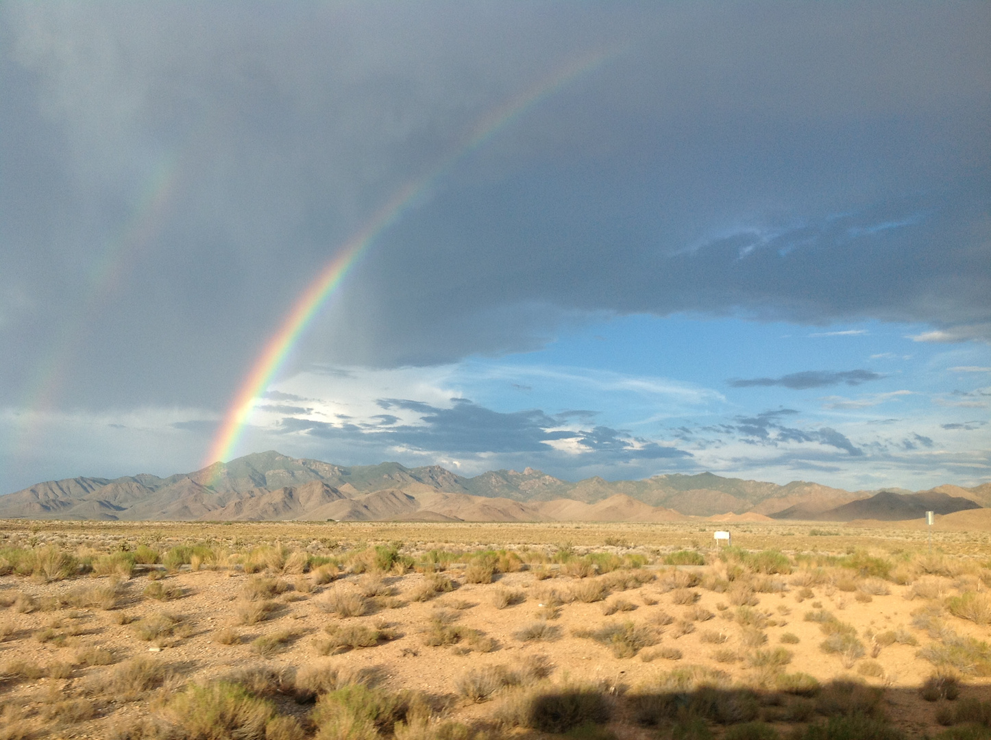 Regenbogen in Nevada