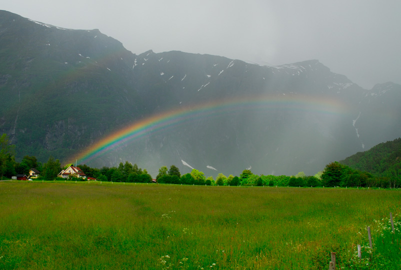 Regenbogen in Norwegen