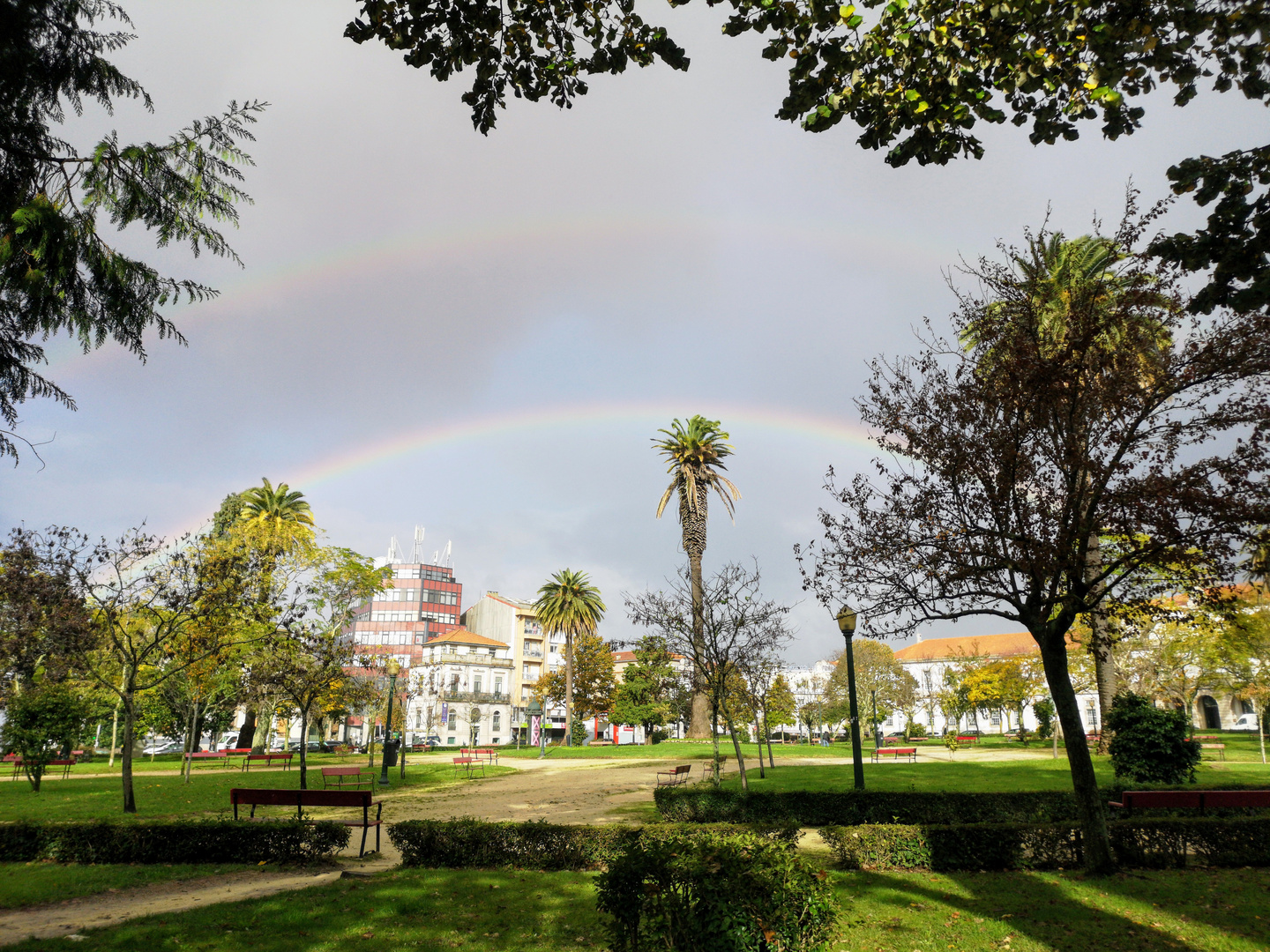 regenbogen in Porto