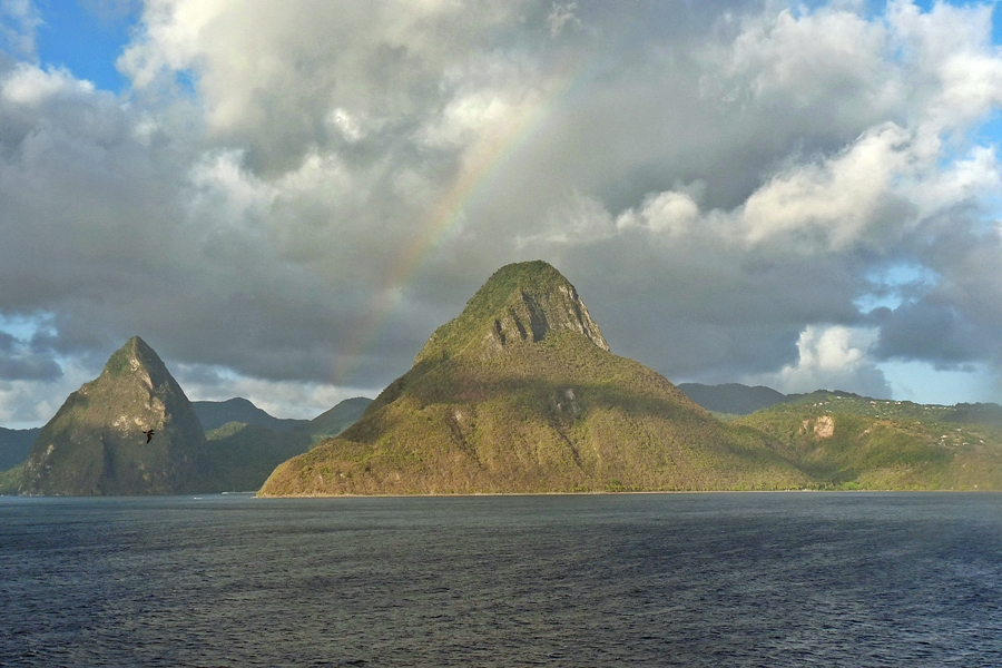 Regenbogen in St. Lucia / Karibik