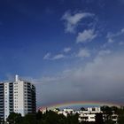 Regenbogen in unserem Wohngebiet