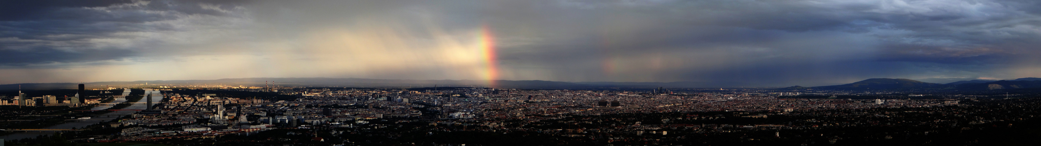 Regenbogen in Wien