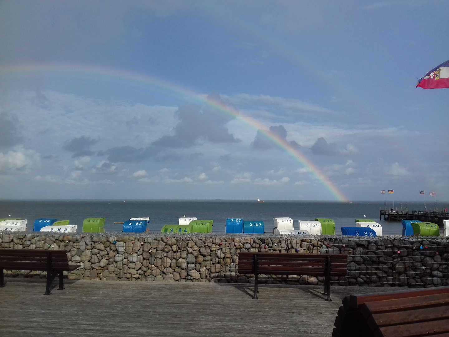 Regenbogen in Wyk auf Föhr