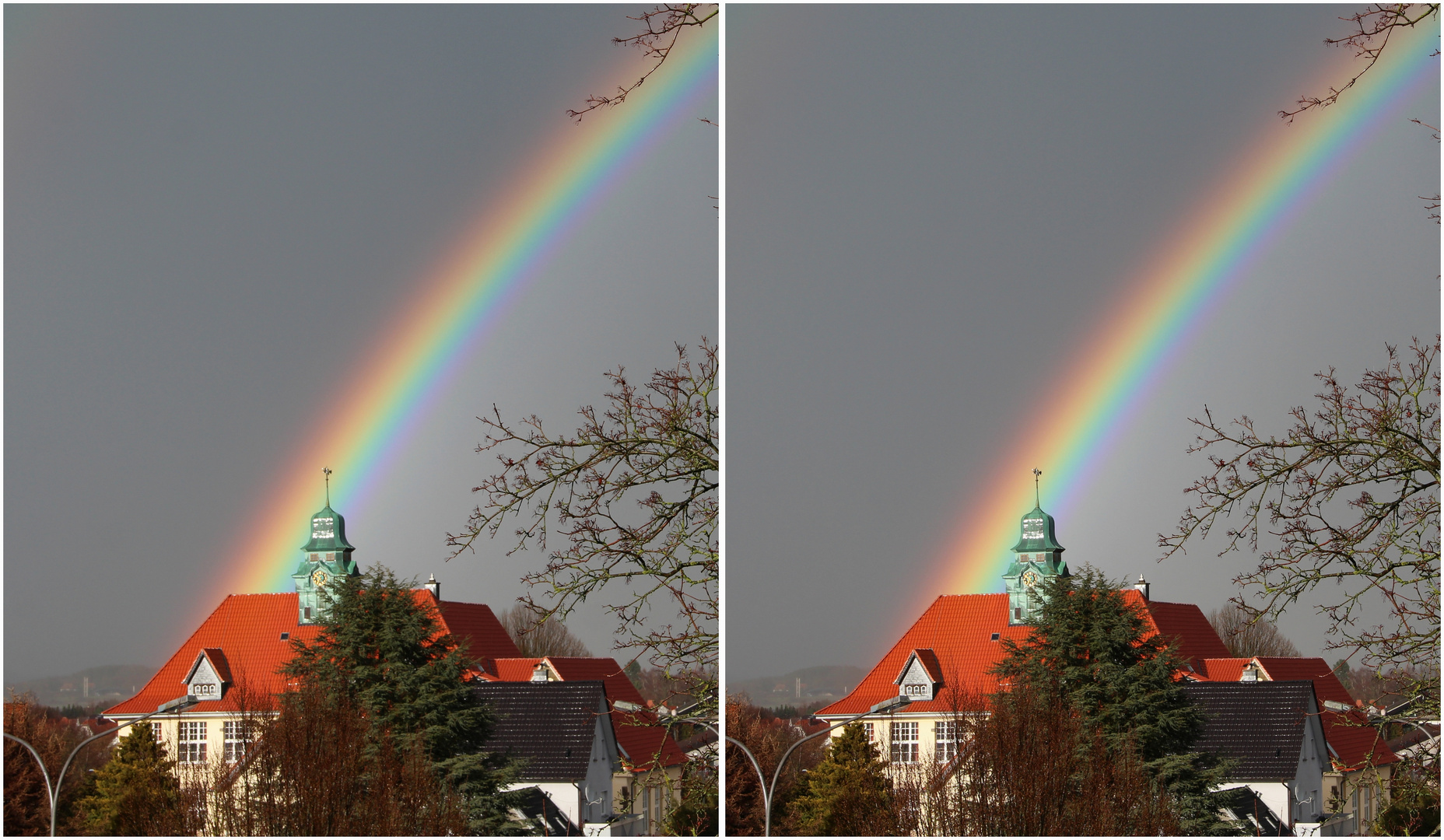 ... Regenbogen ... +Kreuzblick 3d+