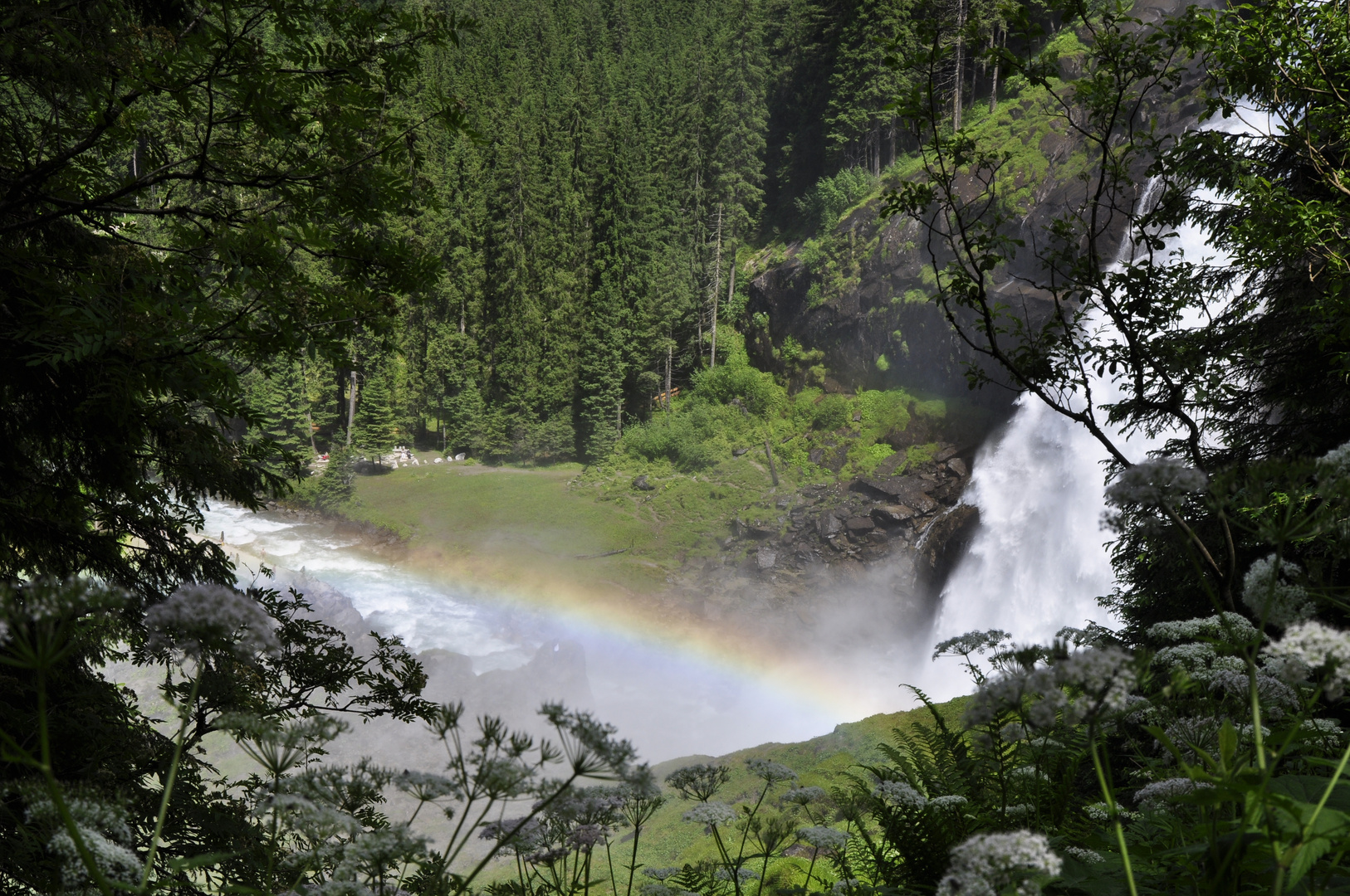 Regenbogen Krimmler Wasserfälle