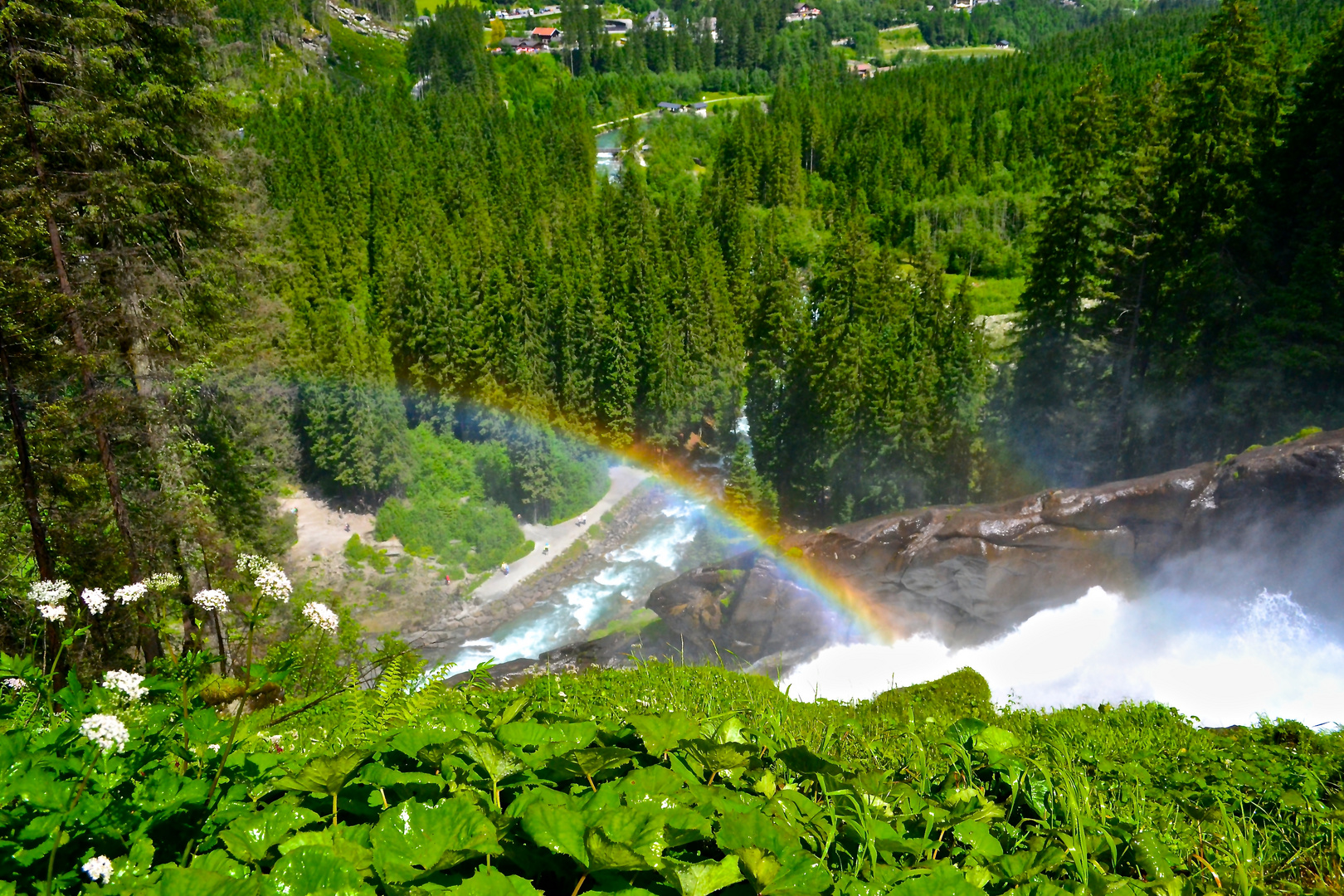 Regenbogen Krimmler Wasserfälle Österreich