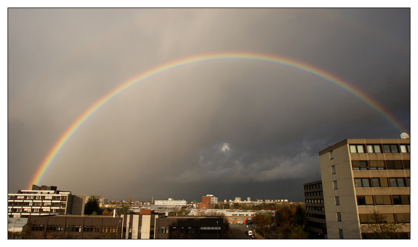 Regenbogen - liegt am Ende der 38 Mio Jackpot ?