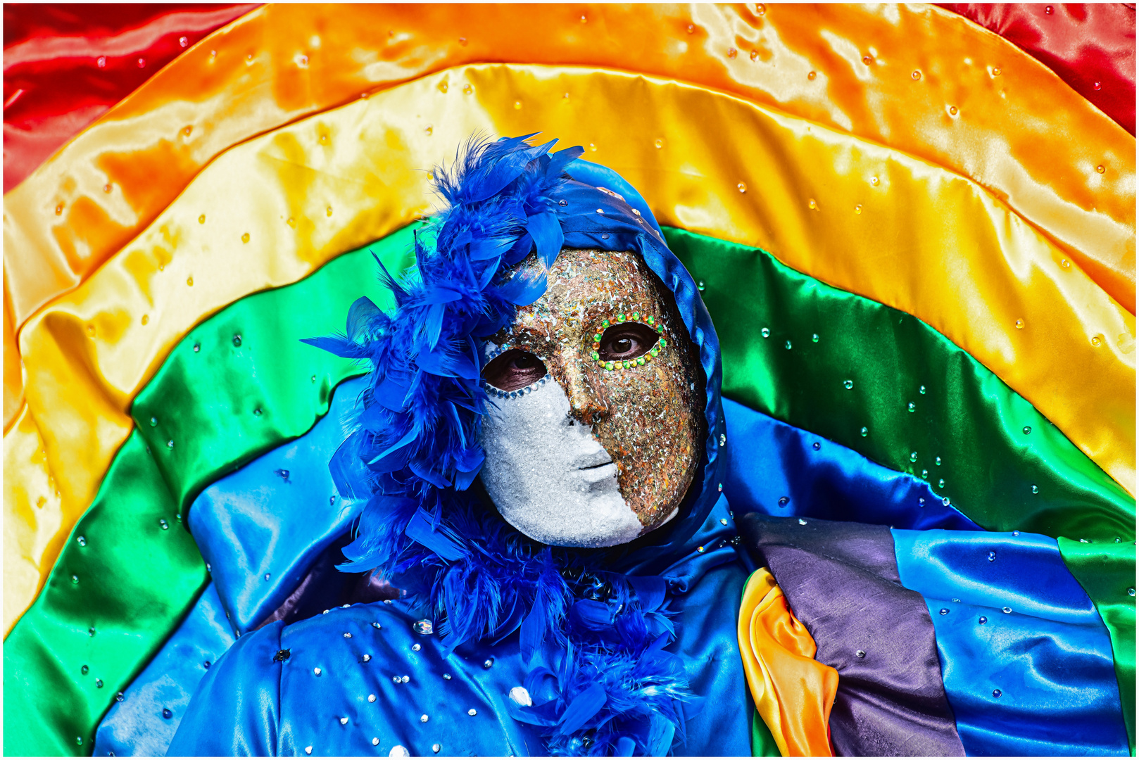 Regenbogen - Maske 