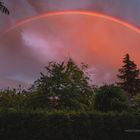 Regenbogen "mit Durchblick" über Dessau