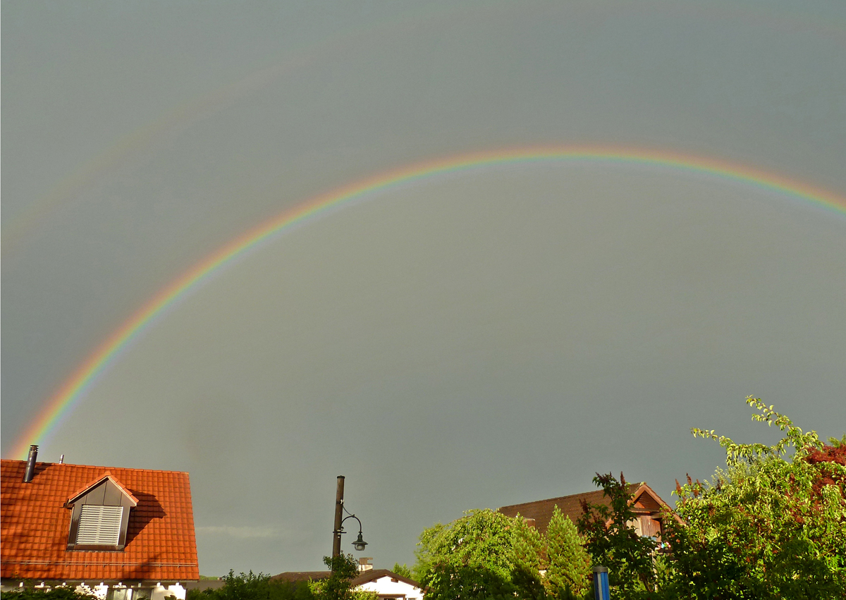 Regenbogen mit Echo