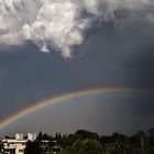 Regenbogen mit Gewitterstimmung