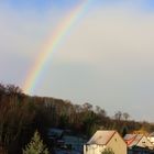 Regenbogen nach der letzten frostigen Nacht