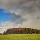 Regenbogen nach einem Schauer von Orkan "NIKLAS" 31.3.2015