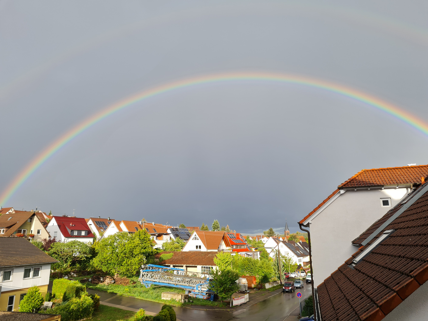 Regenbogen nach Gewitter