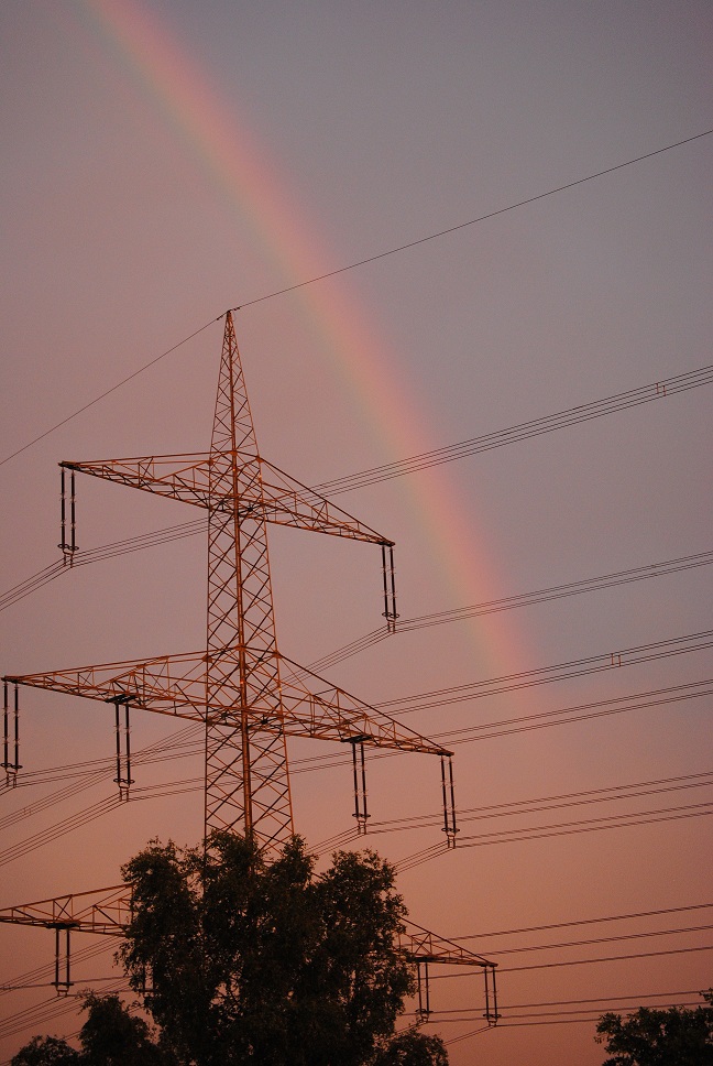 Regenbogen nach Gewitter