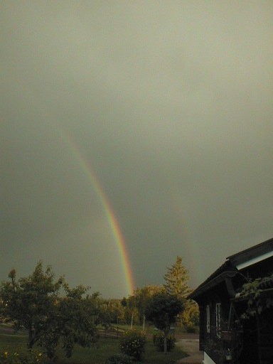 Regenbogen nach Gewitter (Rättvik /Mittelschweden)