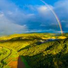 Regenbogen nach Sonnenaufgang