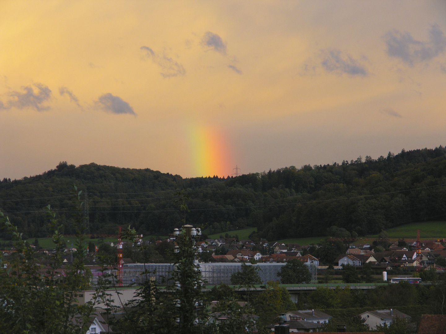 Regenbogen ohne Bogen