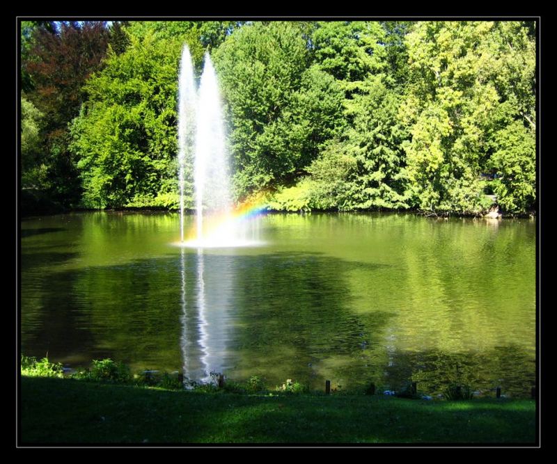 Regenbogen ohne Regen