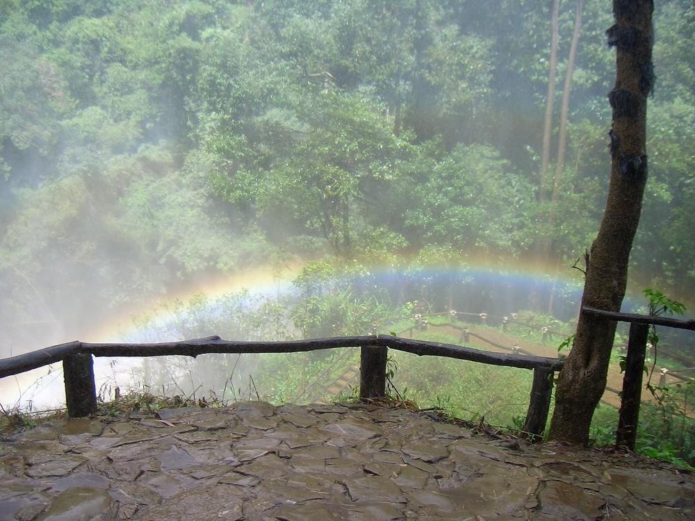 Regenbogen ohne Regen