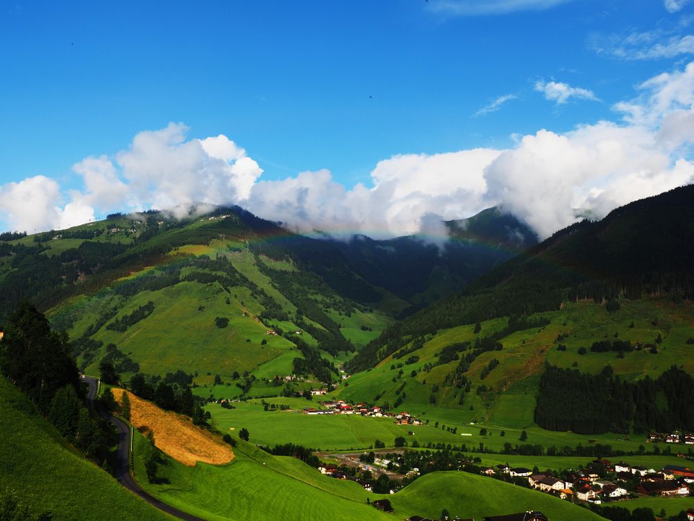 Regenbogen ohne Regen