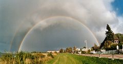 Regenbogen ohne Schatten