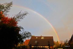 Regenbogen rechte Seite am 19.11.2017