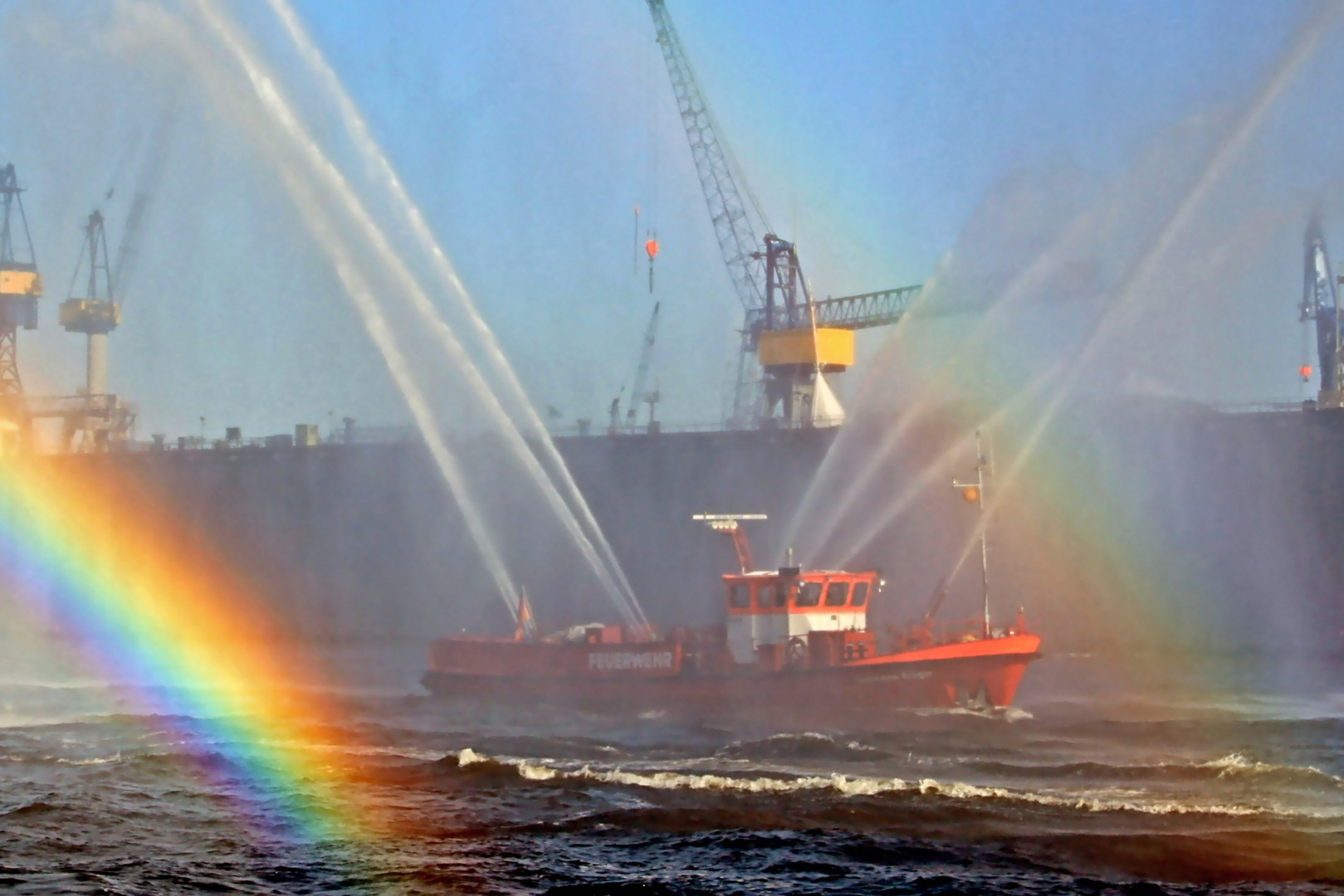 Regenbogen Selbstgespritzt