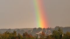 Regenbogen so nah