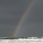 Regenbogen - Sylt bei Windstärke 6 - 7 (BF)