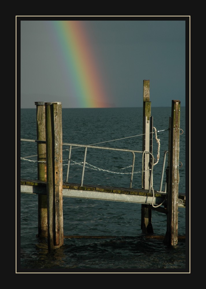 Regenbogen trifft Bodensee