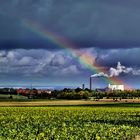 Regenbogen trift Zuckerfabrik