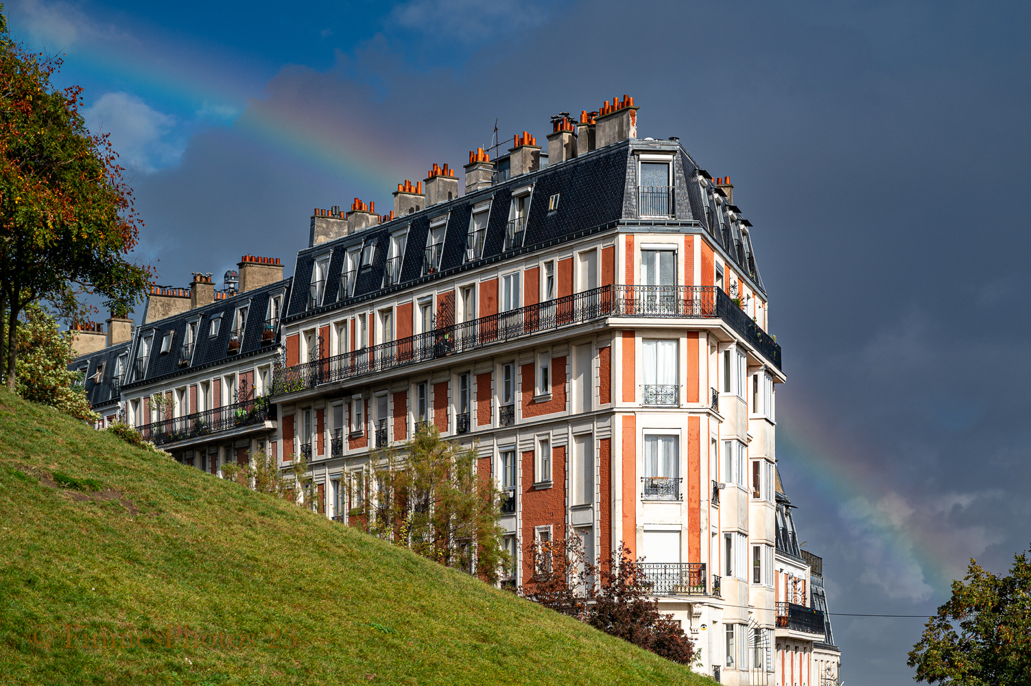 Regenbogen uber Paris