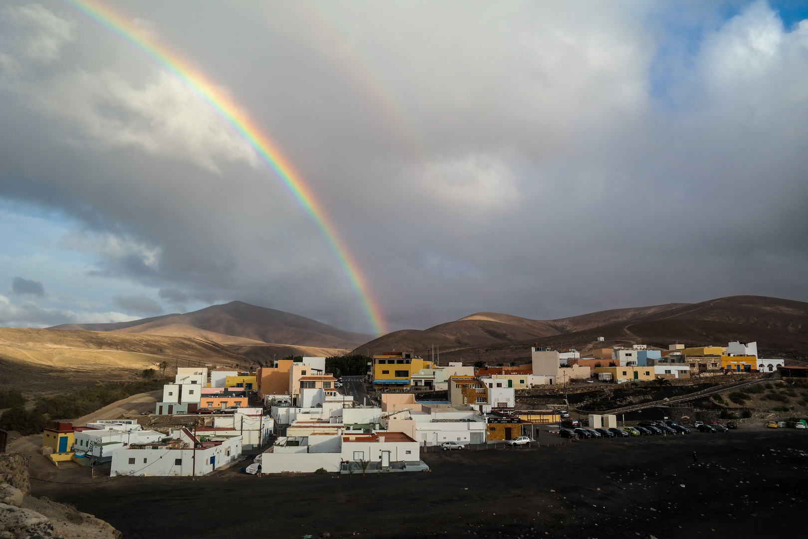 Regenbogen über Arrietta