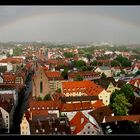 Regenbogen über Augsburg