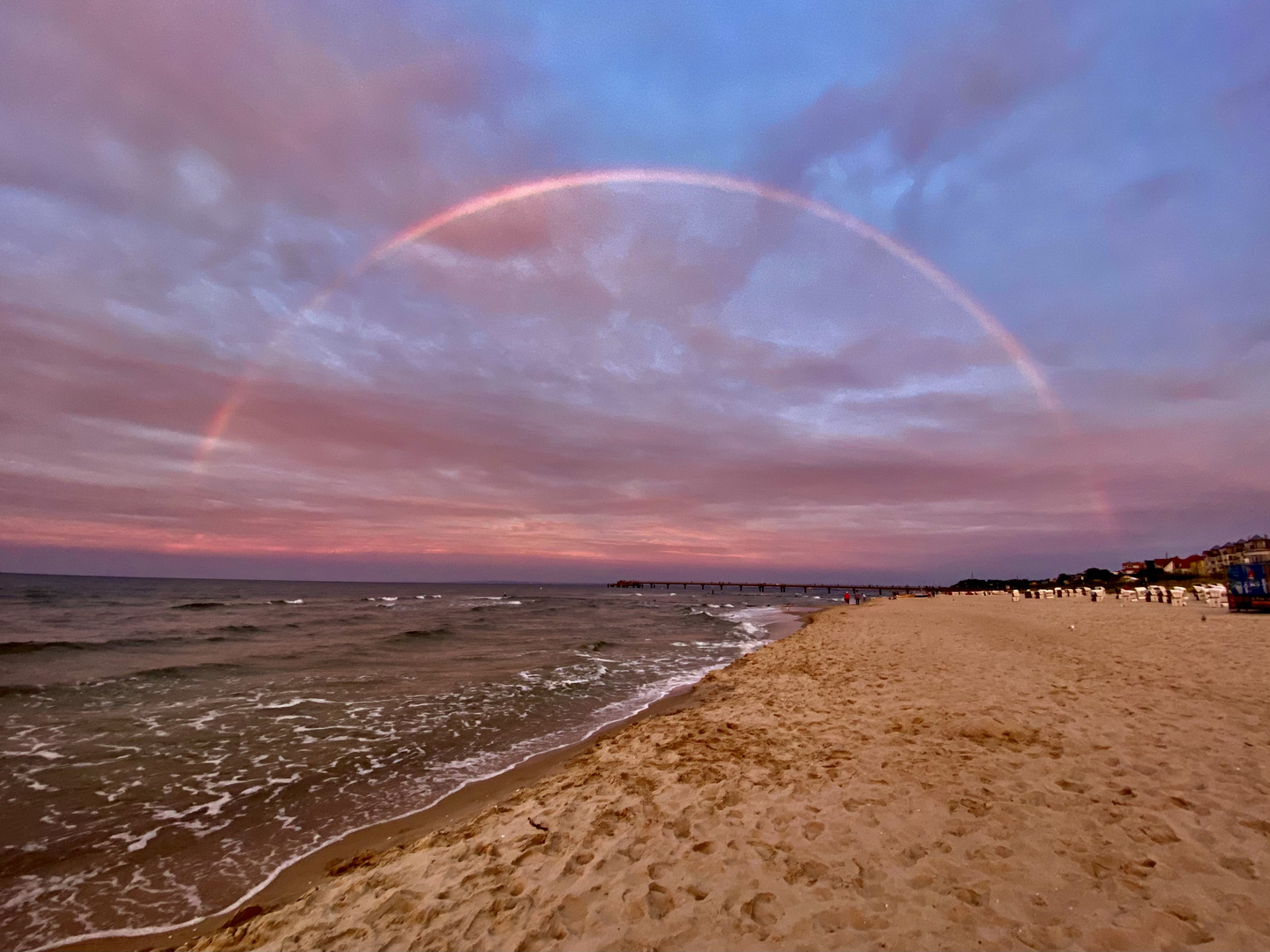 Regenbogen über Bansin 