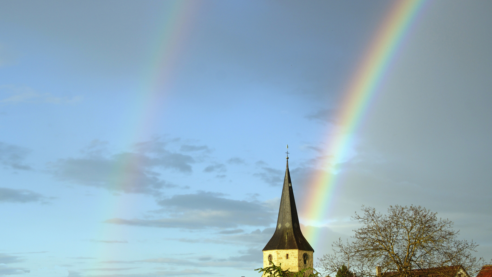 Regenbogen über Bartholomäus 