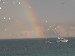 Regenbogen über Baska (Krk/Kroatien)