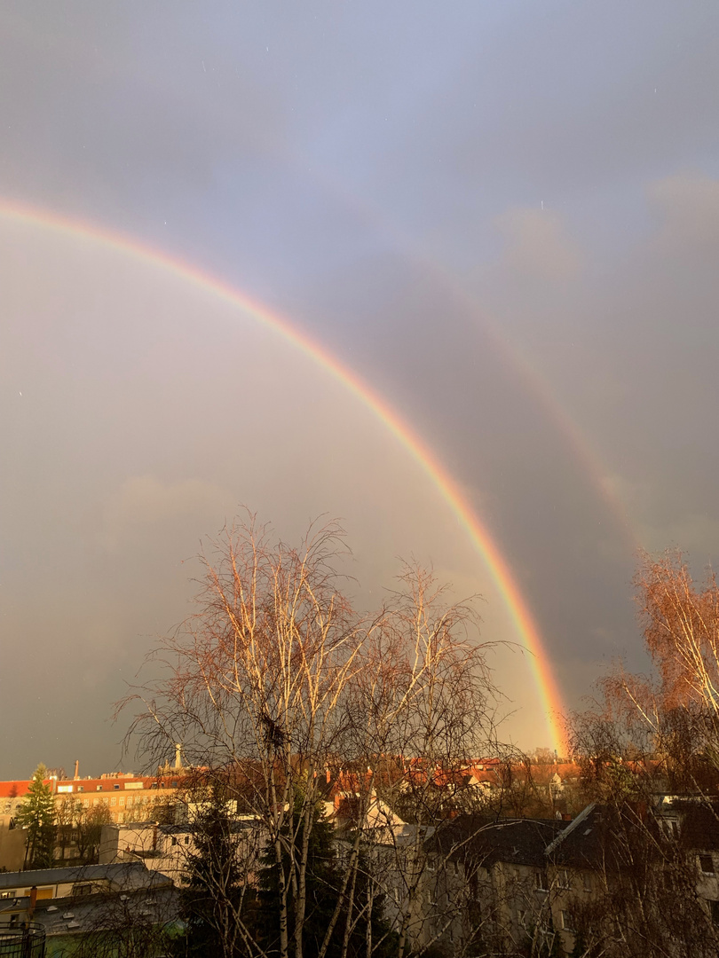 Regenbogen über Berlin