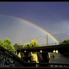 Regenbogen über Berlin