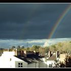 Regenbogen über Berlin Friedrichshain