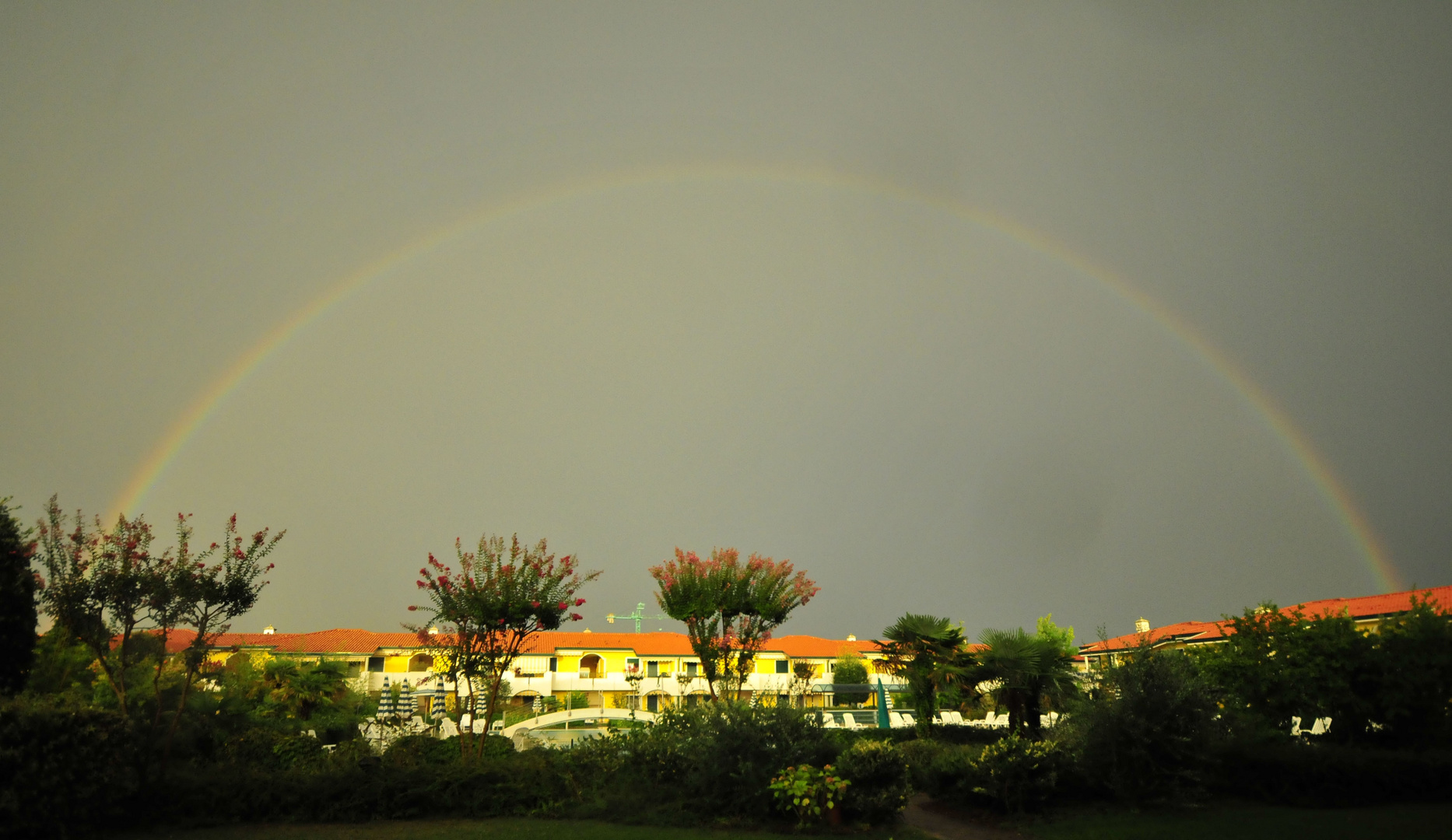 Regenbogen über Bibione